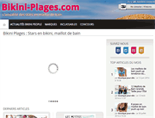 Tablet Screenshot of bikini-plages.com